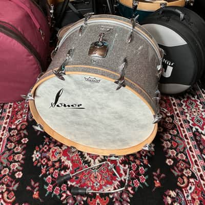 Sonor Vintage Series 22”x14” Bass Drum - Silver Glitter image 1