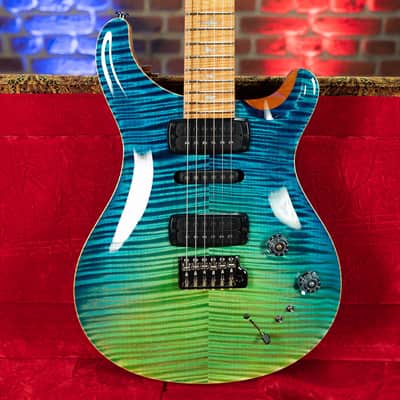 PRS Private Stock #10350 Modern Eagle V LUMINLAY LTD Laguna Dragons Breath image 2