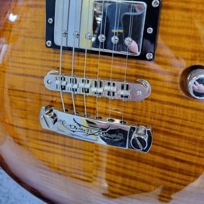 DBZ Diamond Guitars Bolero Flame Top 2010's - Amber Cherry Burst image 4