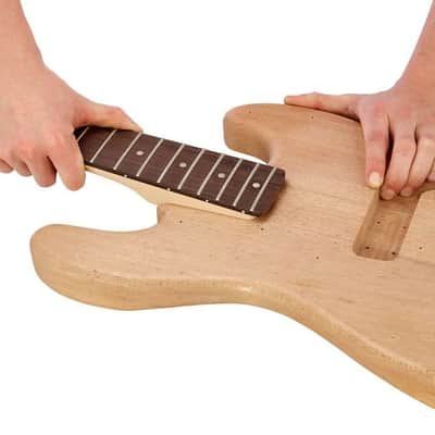 DIY Electric Guitar Kit JB-Style Rengas Body - Maple Neck image 7