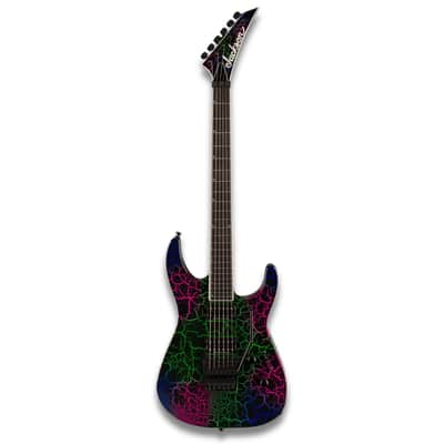 Jackson Pro Plus Series Soloist Crackle SL2 6-String Right-Handed Electric Guitar with Okoume Body and Ebony Fingerboard (Bruised Crackle) image 1