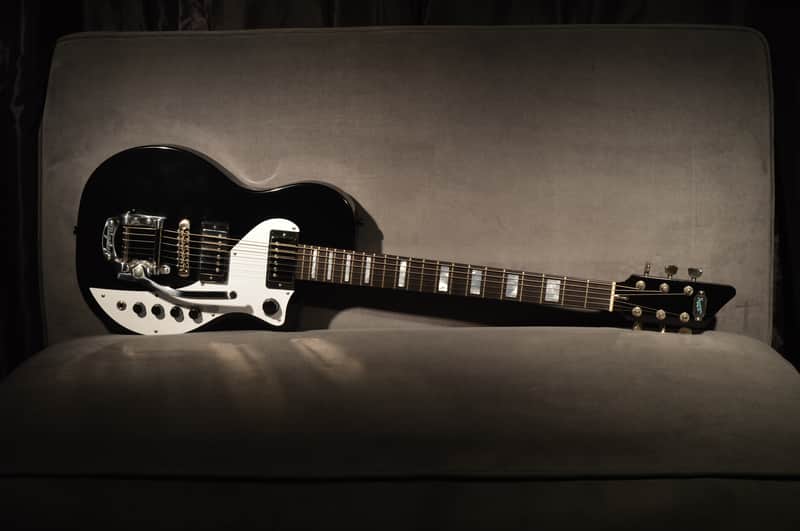 2004 House of JB John Bolin "Supro" Branded Electric Guitar Bibsby w. Case image 1