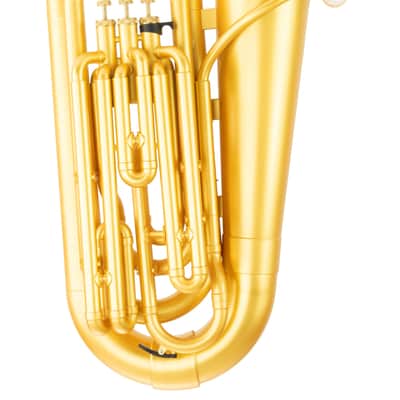 Coolwind CTU-180G gold color ABS plastic Tuba, light weight, Bb, 3 piston, with bag,mouthpiece image 1
