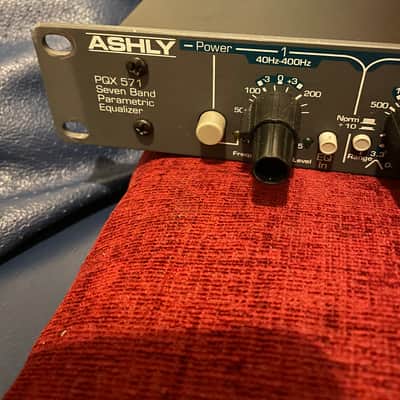 Ashly PQX 571 Seven Band Parametric EQ Grey (Versatile Mono EQ. Excellent Condition) image 6