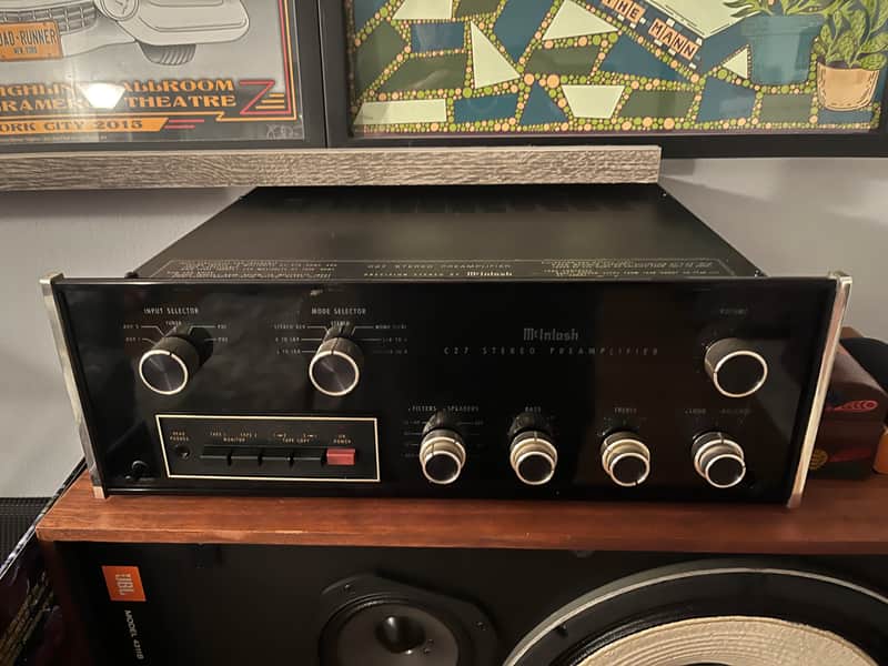 McIntosh C-27 Stereo Preamplifier Operational (Read Description) image 1