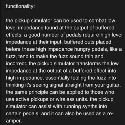 Pickup simulator single coil/humbucker switch image 2