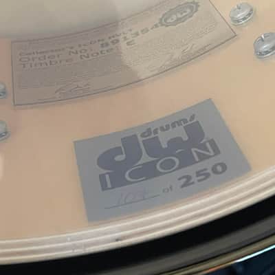 DW 6.5x14 Pink Floyd Icon Series Nick Mason Signature Snare Drum image 8