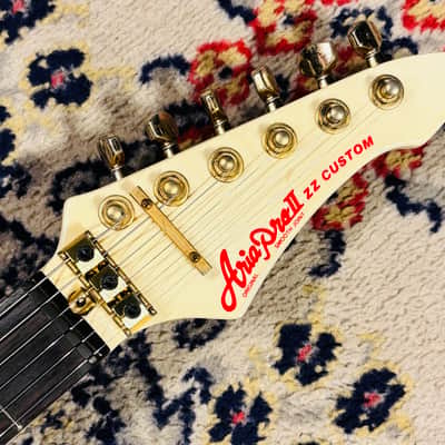 1984 Aria Pro II ZZ Limited Edition Blood Series “Bloody White” - Made In Japan image 5