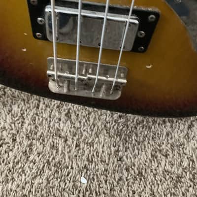 El Degas Jazz Bass 1970/1980's, Sunburst, HH Mini Humbuckers image 16