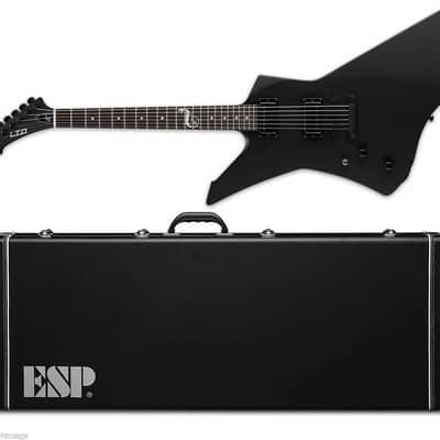ESP LTD Snakebyte LH James Hetfield Black Satin BLKS Left Handed Electric Guitar + Hardshell Case - Korea image 1