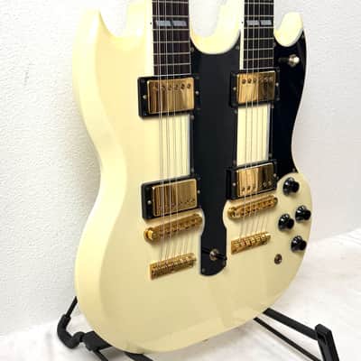 Gibson EDS-1275 SG Double neck 1989 - Alpine White image 4