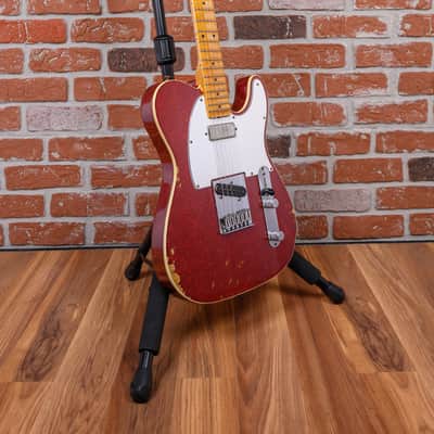 Fender Custom Shop Telecaster Relic Red Sparkle 2013 w/OHSC image 3