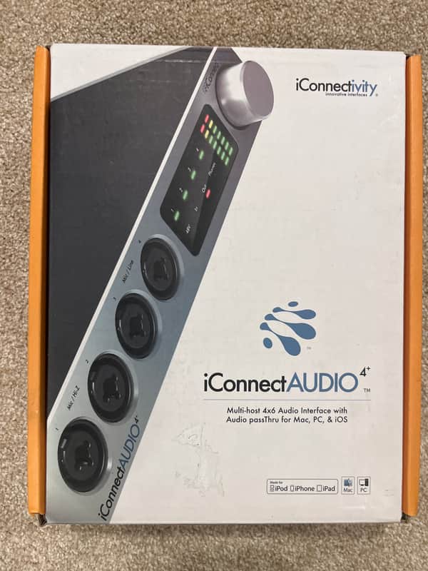 iConnectivity iConnectAUDIO4+ USB Audio Interface 2010s - Silver image 1