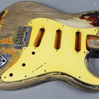 MJT Official Custom Order Vintage Aged Nitro Finish Guitar Body by Mark Jenny VTS Sunburst image 4