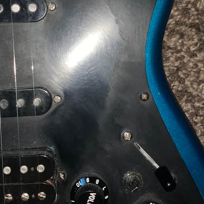 Vintage 1983 Kramer Pacer Blue burst electric guitar made in the usa image 8