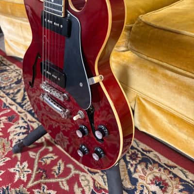 Epiphone ES-335 P90 Pro w/OHSC - Transparent Red image 5