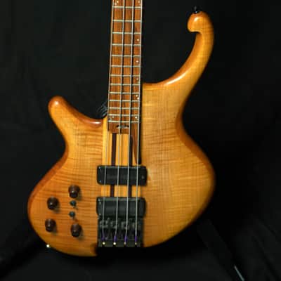 Bebensee Custom 4 string lefty left handed bass with Barts image 3