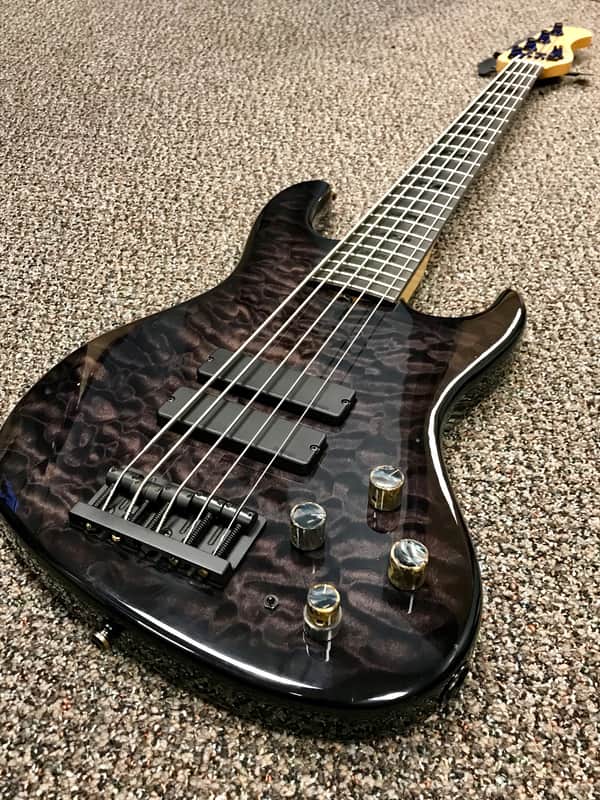 Sadowsky Will Lee NYC 5 STRING 2015 Trans Charcoal image 1