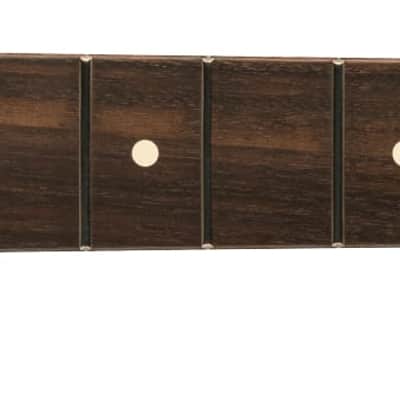 Fender Satin Roasted Maple Stratocaster Neck, Rosewood, 12", Flat Oval Shape image 2