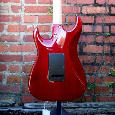Tom Anderson Drop Top Classic, Natural Red Burst w/ Binding image 5