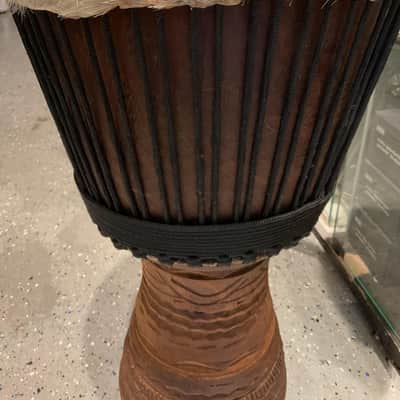 Djembe large 12" skin head 24" tall w/soft bag image 3