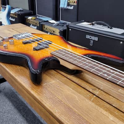 Ibanez Gio GSR200FM 4-String Bass Three Tone Sunburst image 14