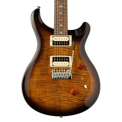 Paul Reed Smith SE Custom 24 Electric Guitar Black Gold Sunburst image 4