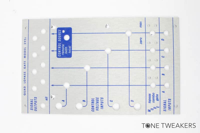DIY 292c Quad Lopass Gate Clone Front Panel & PCB image 1