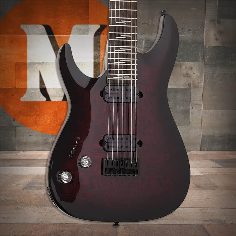 Schecter Omen Elite-6 LH - BLACK CHERRY BURST for $649!