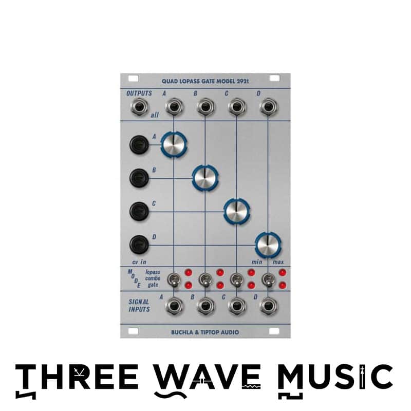 Tiptop Audio Buchla 292t - Quad Lopass Gate  [Three Wave Music] image 1