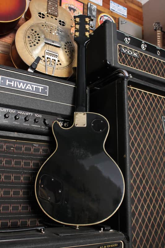 Jedson Les Paul custom copy made in Japan 1970s - Black | Reverb