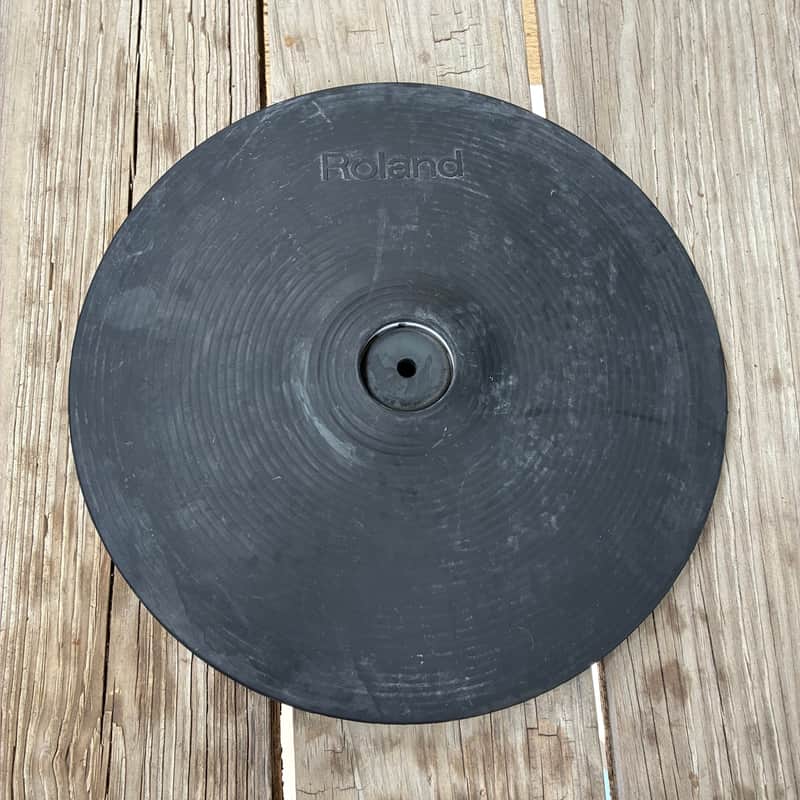 Roland CY-13R V-Cymbal 13" Ride Pad 2010s - Black electronic drum pad, Roland image 1