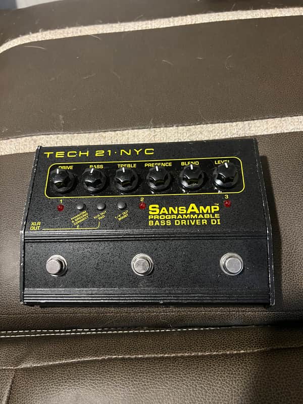 Tech 21 Sansamp Programmable Bass Driver