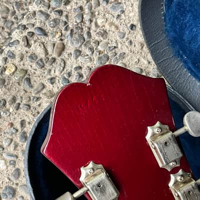 1967 Epiphone Riviera E-360TD - Sparkling Burgundy, Gibson-made ES-335 image 9