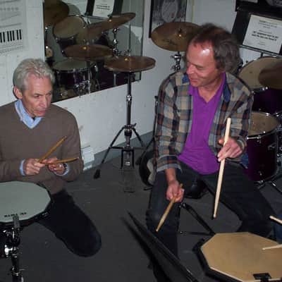 Ludwig, Charlie Watts Played, Super Classic 1968 - Sky Blue Pearl, 22,13,16 image 11