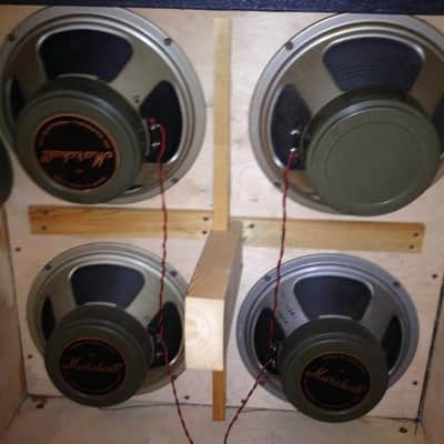 1969/1970 Vintage Marshall 4x12 (Pre-Rola G12H 30watt 55hz) image 8