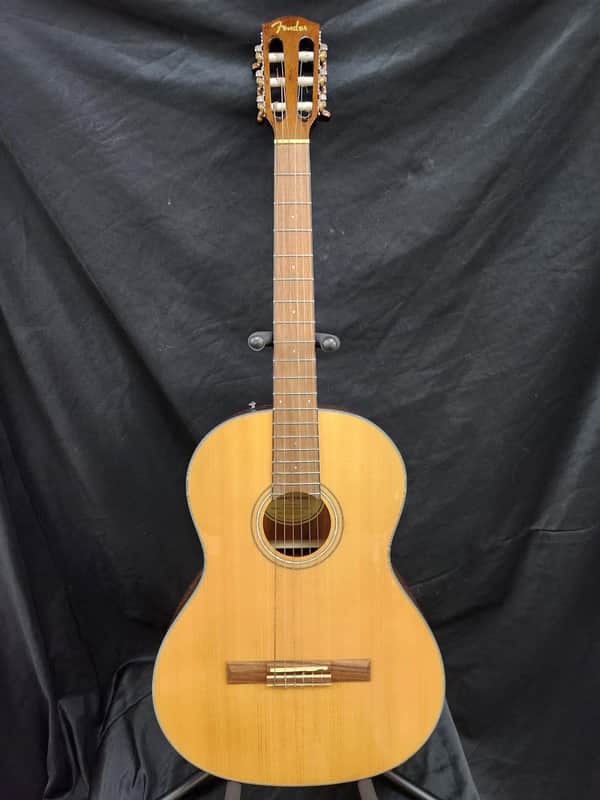 Fender CN-60S Nylon, Walnut Fingerboard, Natural - Natural image 1