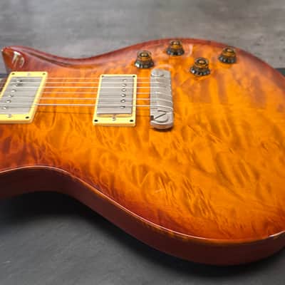 PRS Singlecut 20th Anniversary Artist 10 Top BIRDS IN FLIGHT 2006 AAA Amber Quilt USA American Single Cut Paul Reed Smith Guitar image 10