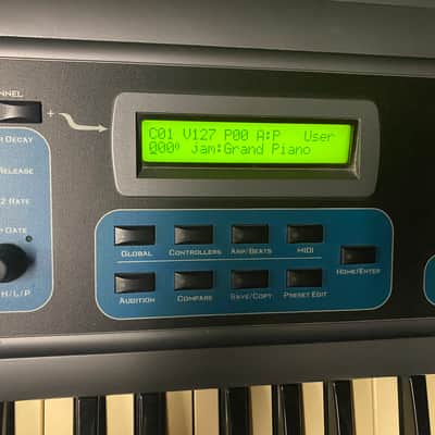 E-MU Systems PK6 KEYBOARD SYNTH 2003 - Silver And Blue image 22