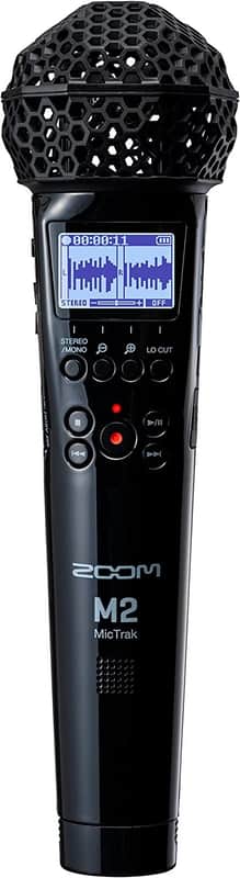 Zoom M2 MicTrak with 32-Bit Float, X/Y Mic Capsule, Stereo Mode, Mono Mode, Normalization, On-Board Monitoring, Battery Powered, For Musicians, Podcasters, and ENG image 1