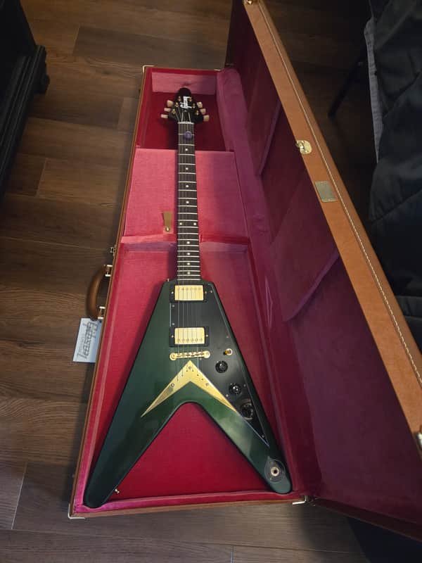 Gibson Flying V 58 Custom Shop 2025 - British Racing Green