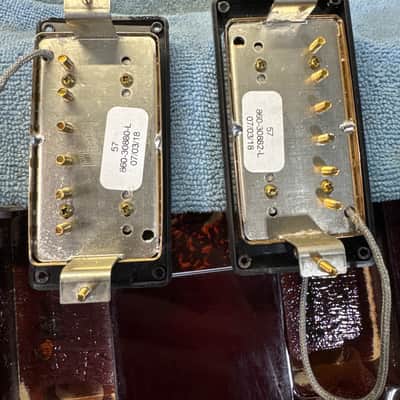 Gibson Moderne 2019 Aged Cherry '57 Classic PAFs w/ OHSC image 16