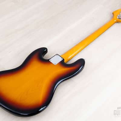 2005 Fender ‘62 Jazz Bass DiMarzio Collection JB62-110DMC Sunburst Lacquer, Japan CIJ image 14