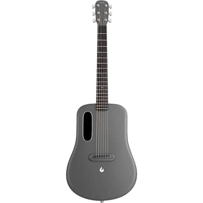 LAVA MUSIC ME 4 Carbon Fiber 36" Acoustic-Electric Guitar with Airflow Bag Regular Space Grey image 3