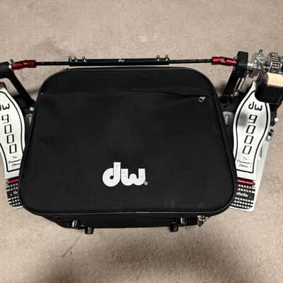 DW 9000 Series Double Bass Drum Pedal Newest Model with updated rim clamp and rubber bottom image 1