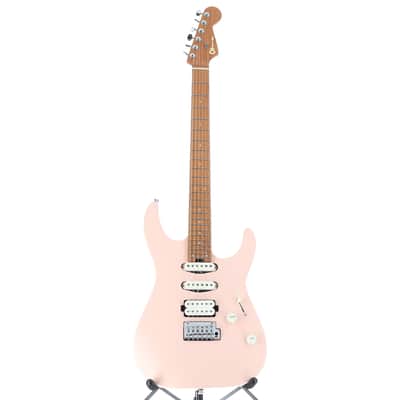 Charvel Pro-Mod DK24 HSS 2PT CM, Caramelized Maple Fingerboard, Satin Shell Pink (RP) (33519) image 5