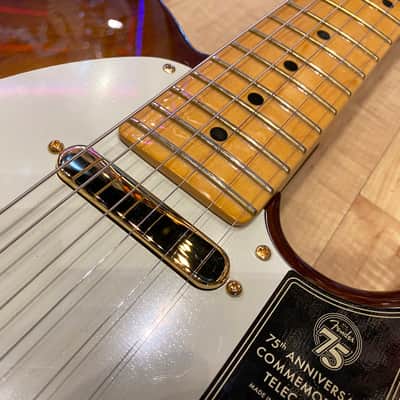 Fender 75th Anniversary Commemorative Telecaster Limited Edition Electric Guitar - Bourbon Burst image 11