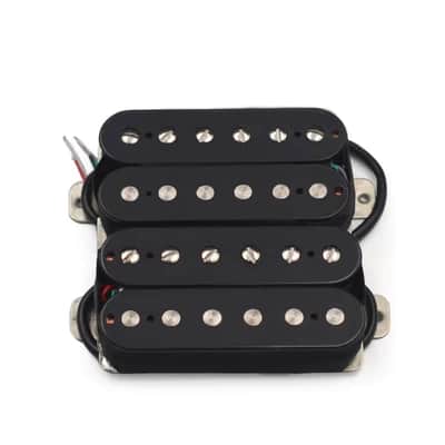 Alnico II Black Guitar Humbucker Pickups Neck and Bridge Set image 1