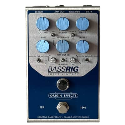 Origin Effects BASSRIG Super Vintage 2022 - Present - Blue / Silver image 1