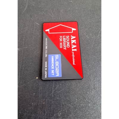 Akai 802R Sound Library Card - Red – Sound Library Card - Excellent image 6